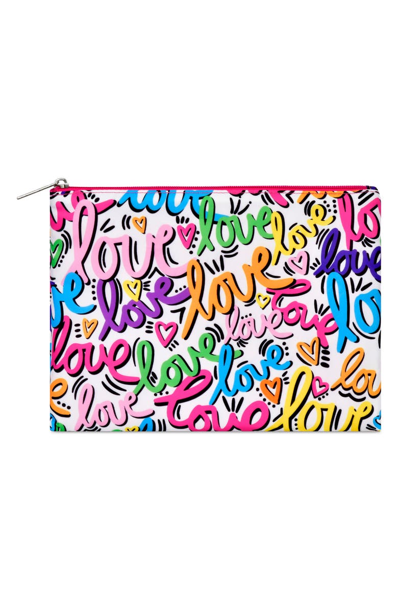 Iscream Kids' Corey Paige Love Letters Cosmetic Bag, Alternate, color, Multi Pink