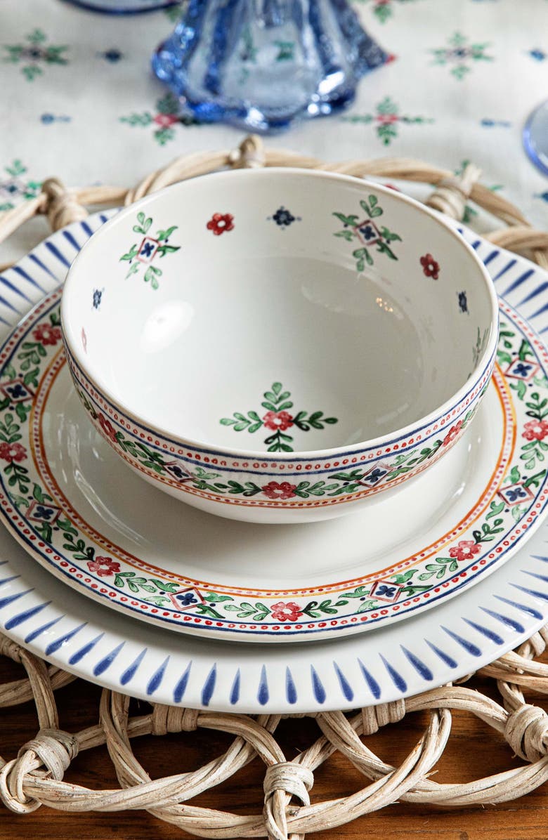 Juliska Heidi Cereal/Ice Cream Bowl, Alternate, color, White Multi