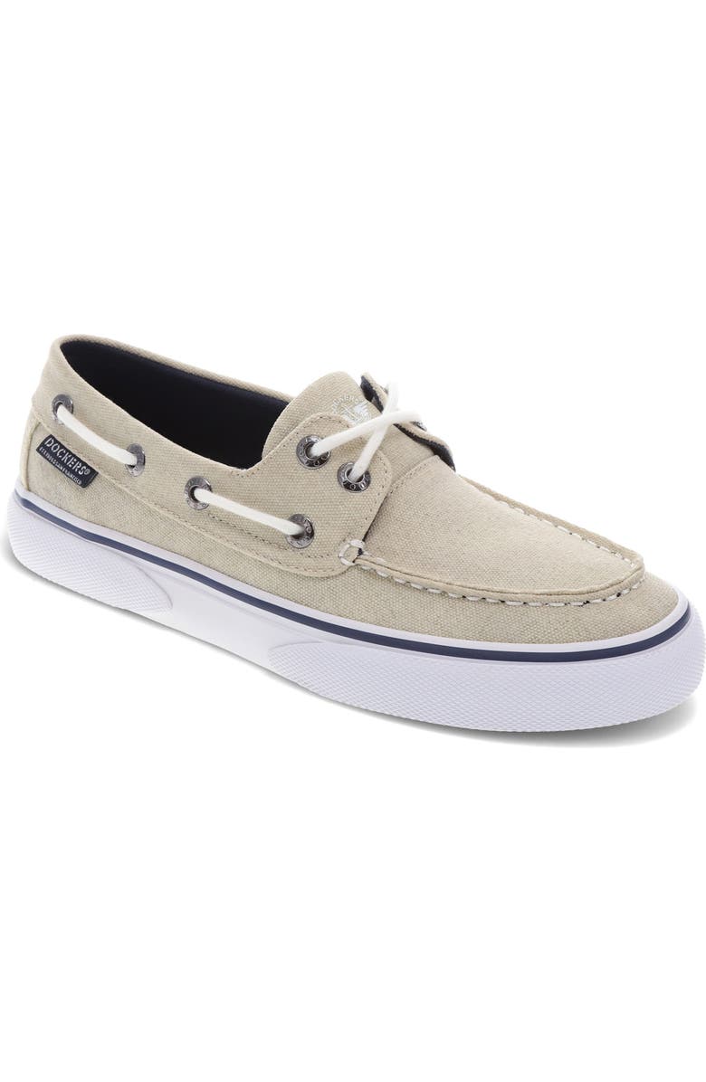 Dockers<sup>®</sup> Rowe 2 Eye Boat Shoe, Main, color, Stone