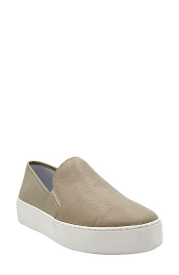 Chelsea Crew Ulta Platform Slip-on Sneaker In Taupe Leather