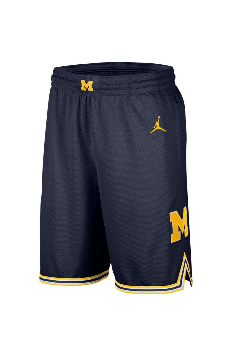 Jordan Brand Men's Jordan Brand Navy Michigan Wolverines Limited Basketball Shorts, Alternate, color, Navy