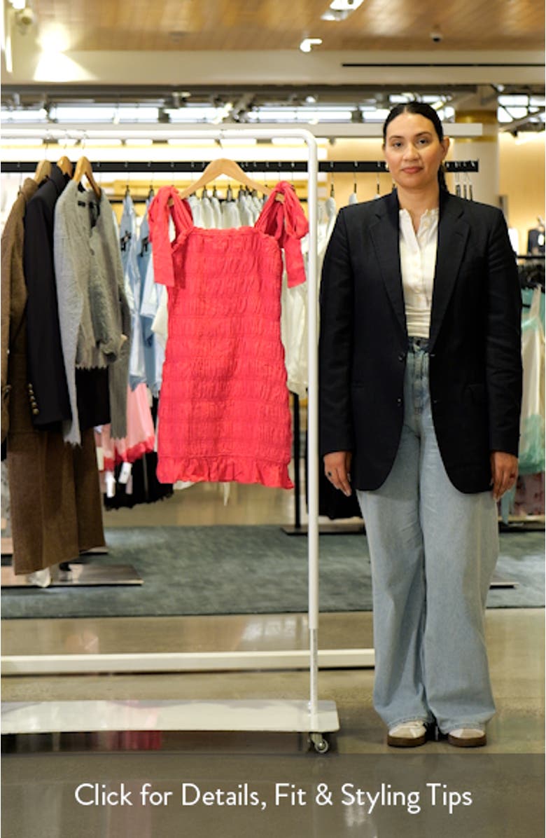 Smocked Tie Strap Dress, sales video thumbnail