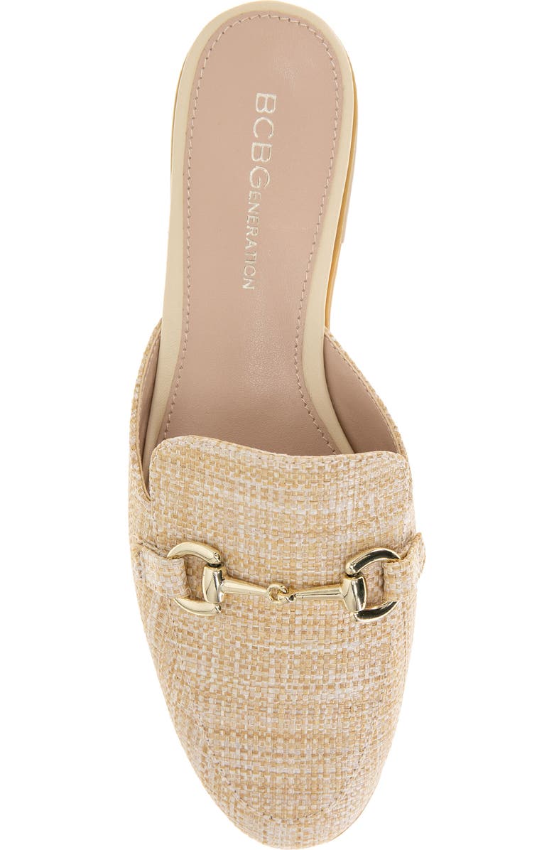 BCBGeneration Zorie Bit Mule, Alternate, color, Natural Raffia