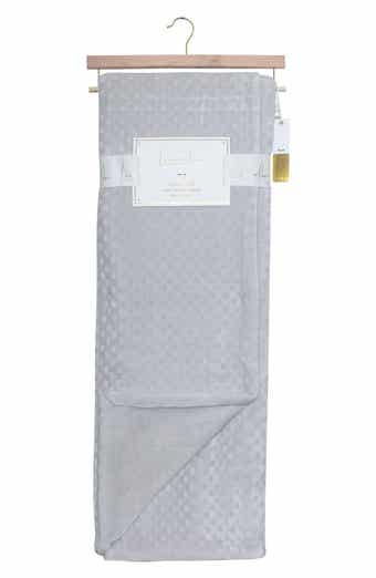 ARTISAN 34 Solid Textured Square Throw Blanket