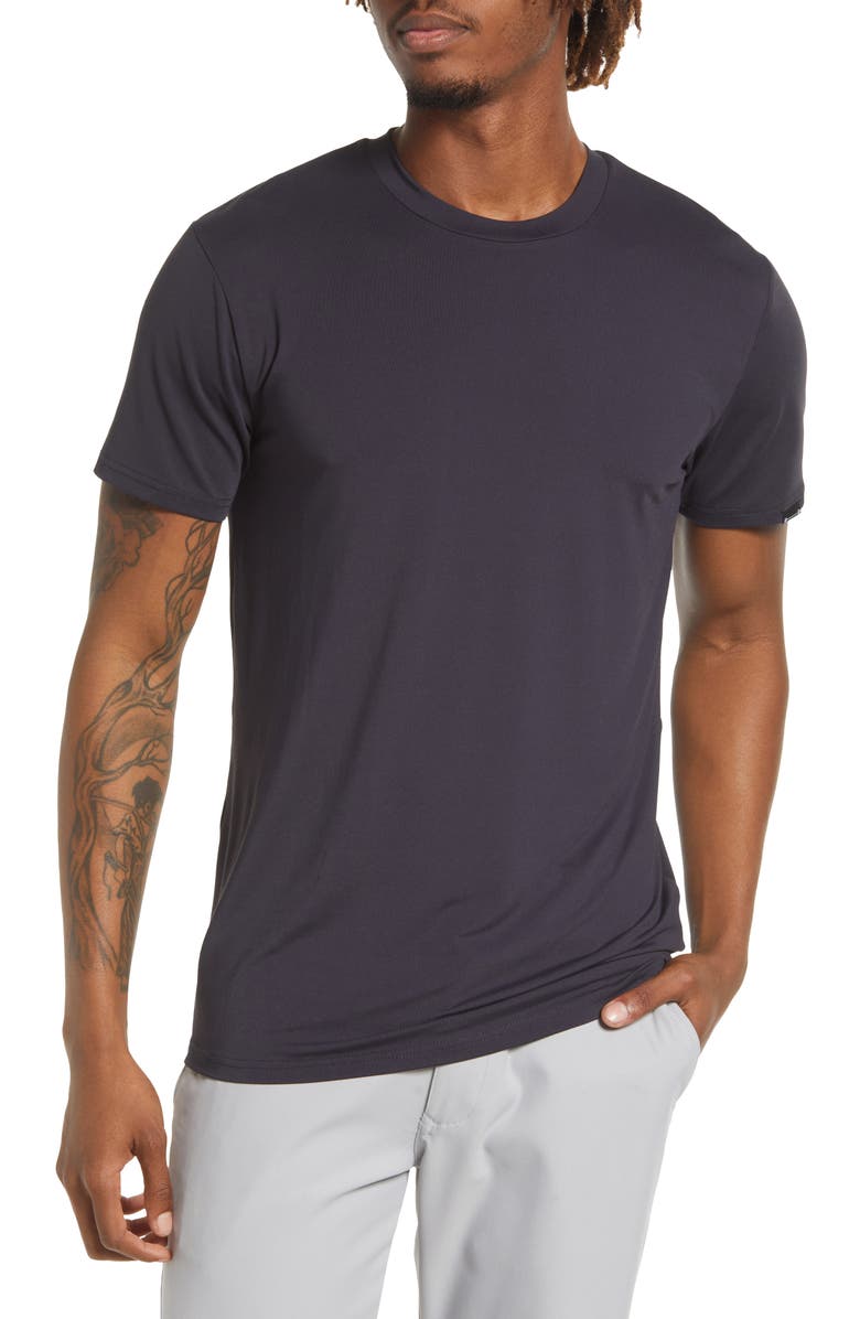 Barbell Apparel Havok Stretch Crewneck T-Shirt, Main, color, 