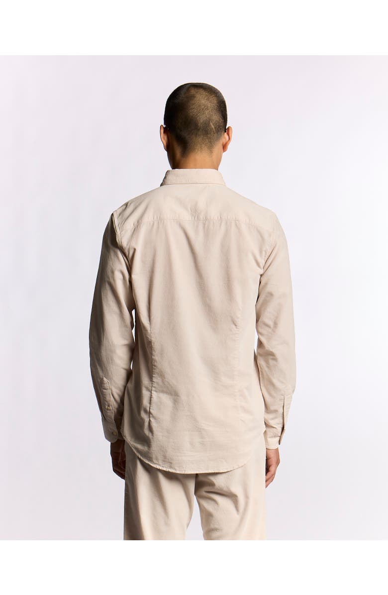 Lyle & Scott Long Sleeve Micro Corduroy Shirt, Alternate, color, Putty