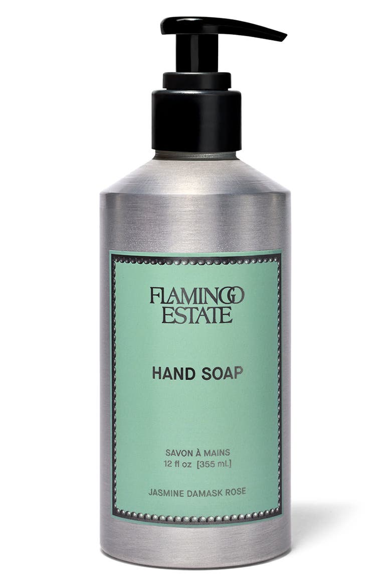 Night Blooming Jasmine & Damask Rose Hand Soap, Main, color, PINK