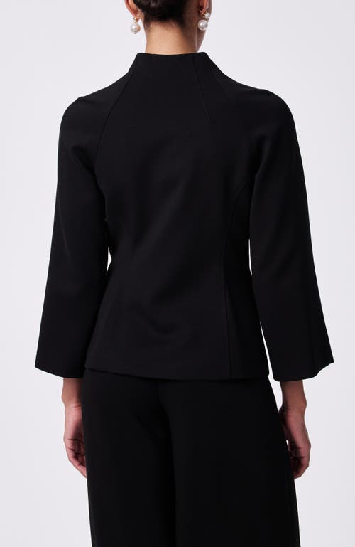 Trina Turk Woods Ponte Jacket In Black