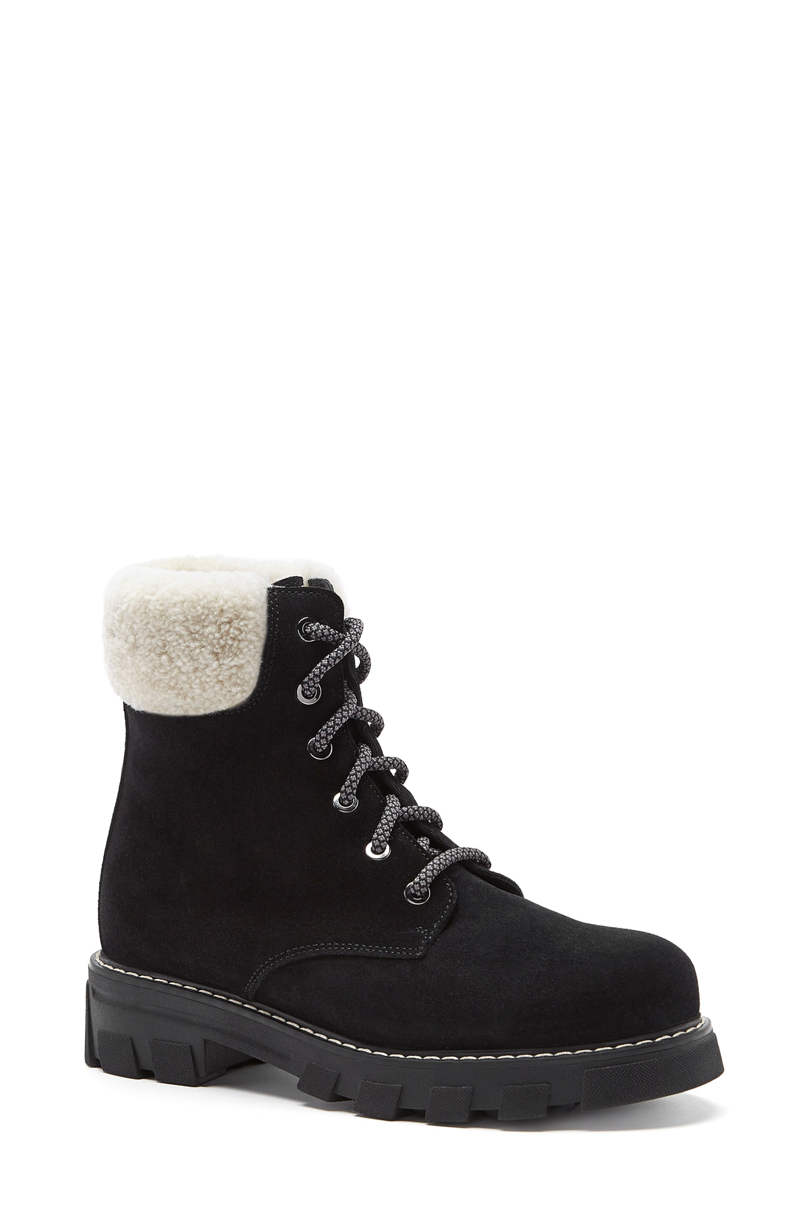 La Canadienne Andy Waterproof Genuine Shearling Winter Boot, Main, color, 