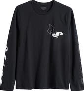 AllSaints Upstaged Long Sleeve Organic Cotton T-Shirt