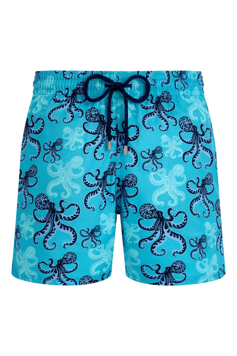 Men's Poulpes Stretch Swim Shorts, Alternate, color, BORA BORA