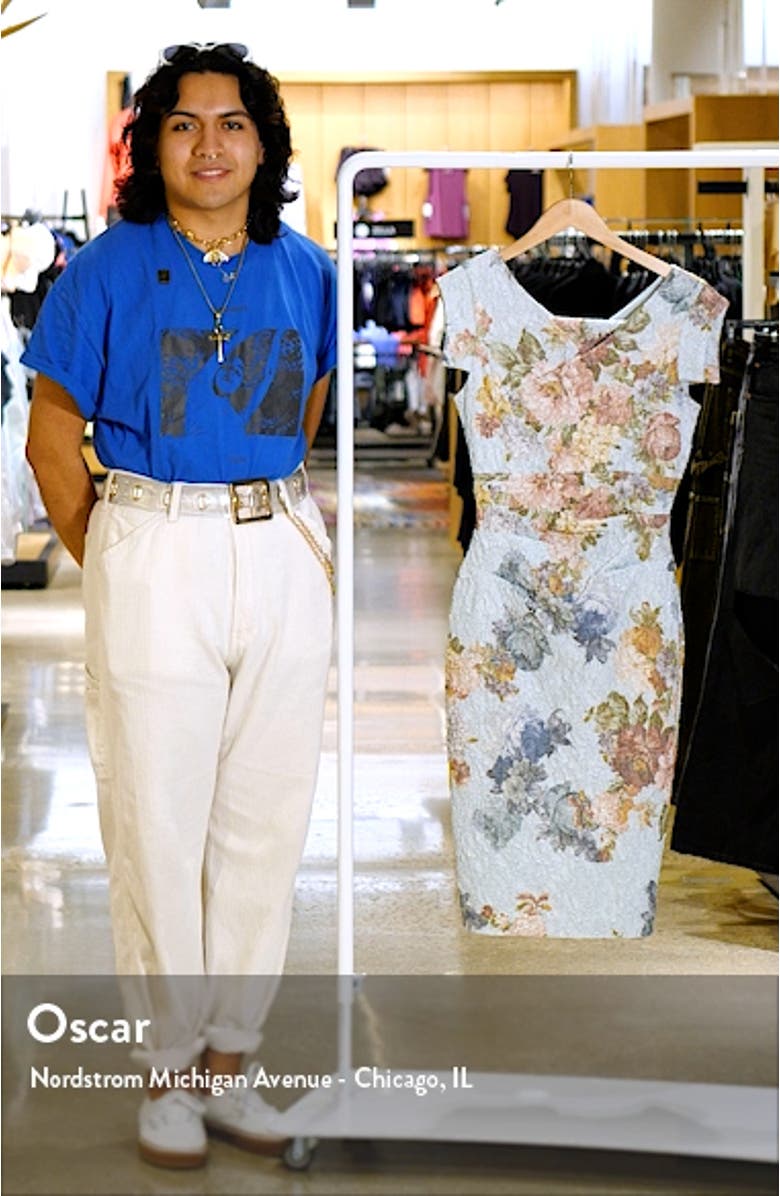 Matelassé Cocktail Dress, sales video thumbnail