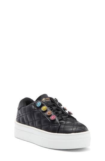 Kurt Geiger London Kids' Mini Liviah Slip-on Sneaker In Black Multi