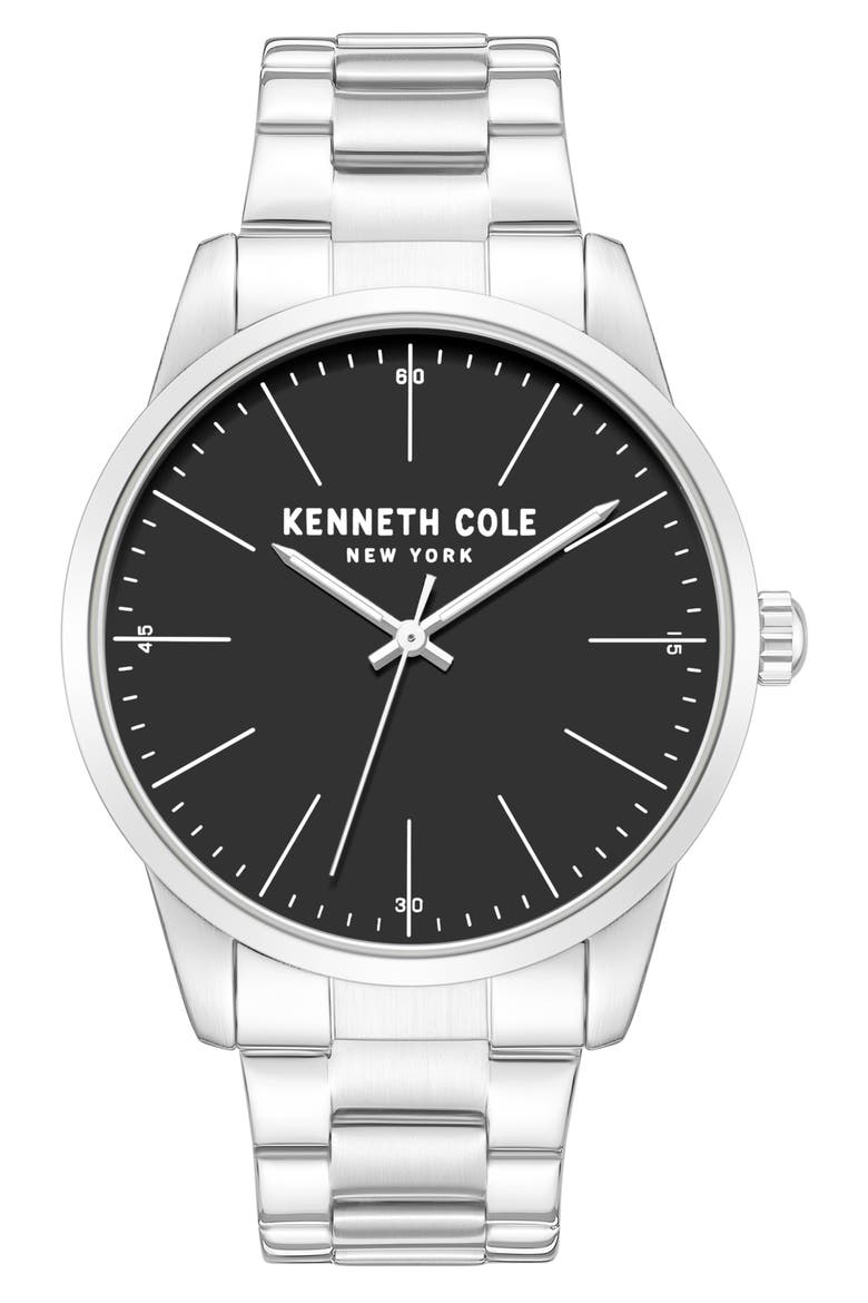 Classic Bracelet Watch, 44mm, Main, color, SILVER