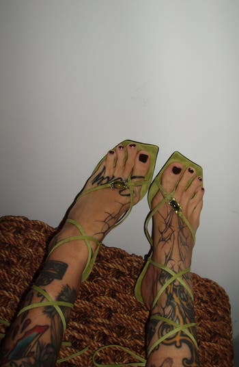 Faery Ankle Wrap Sandal
