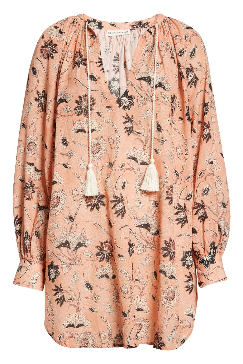 Biarritz Tunic Dress, Alternate, color, PRIMROSE