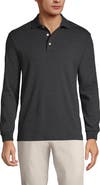 Lands' End Long Sleeve Cotton Supima Polo Shirt