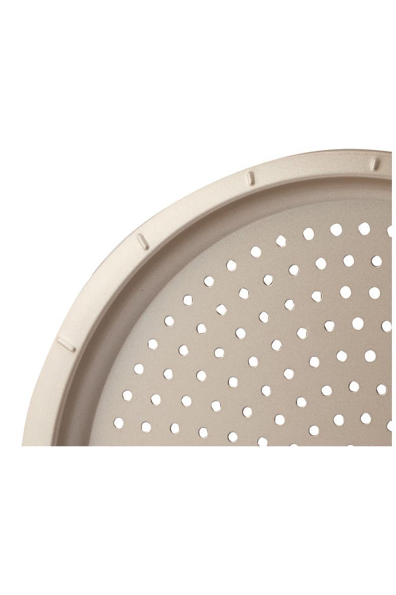 Leo Balance Perforated Pizza Pan, Alternate, color, GOLDEN