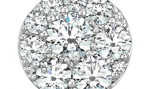 Hearts On Fire Tessa Circle Stud Earrings In 1.00 Ctw White Gold/diamond