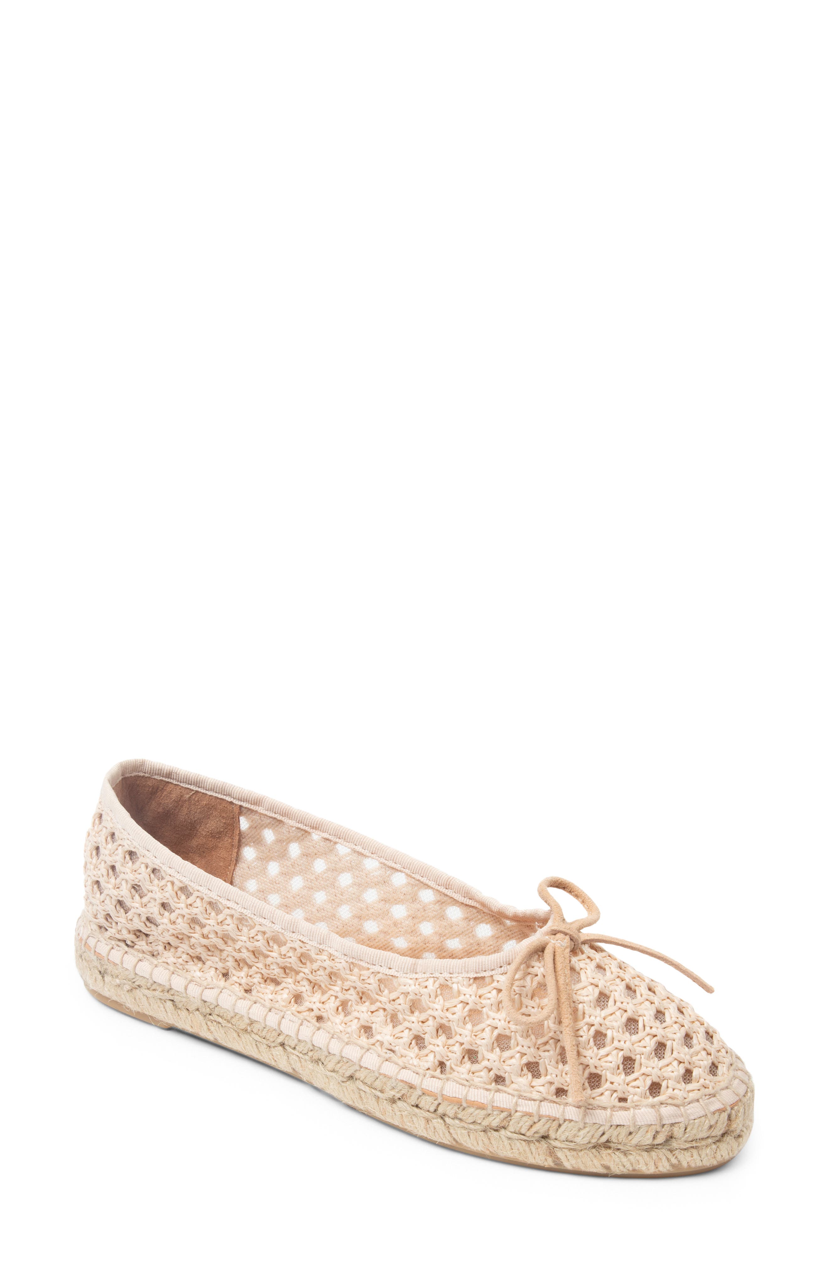 patricia green Sydney Ballet Flat, Main, color, Natural Raffia