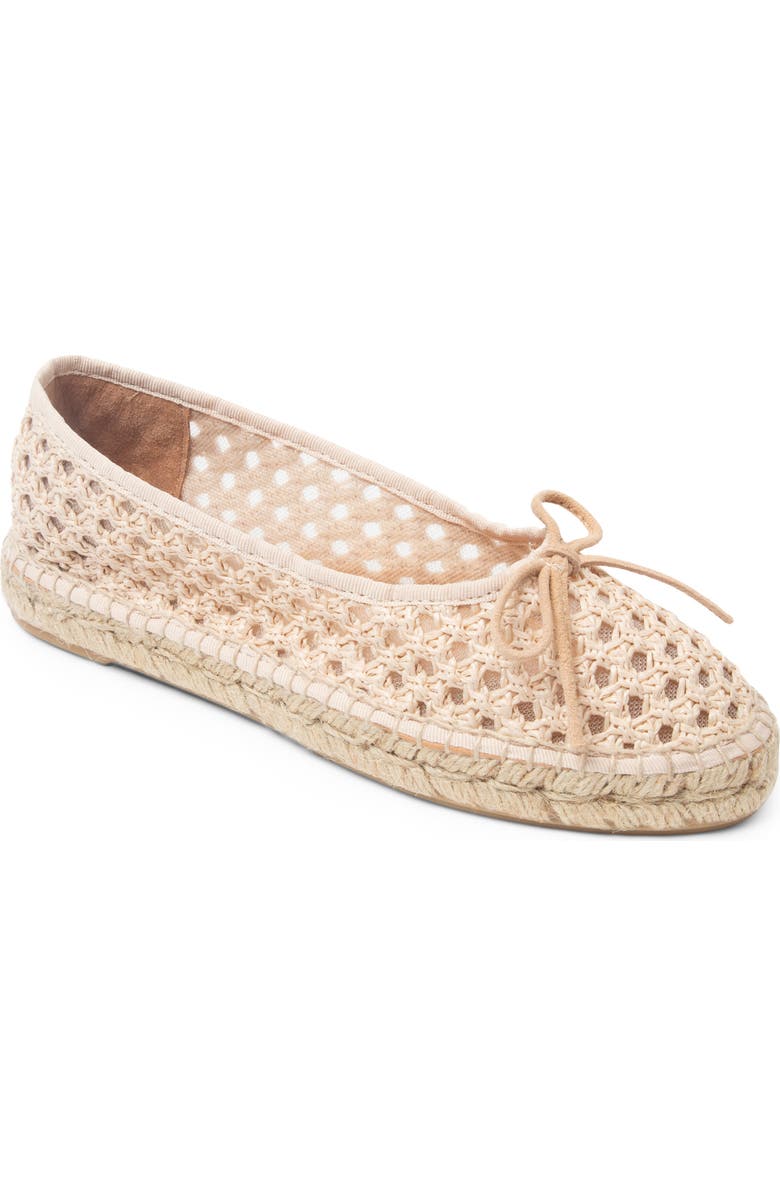 patricia green Sydney Ballet Flat, Main, color, Natural Raffia