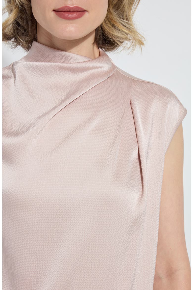 Aisha Sleeveless Cowl Neck Top, Alternate, color, ROSE PET