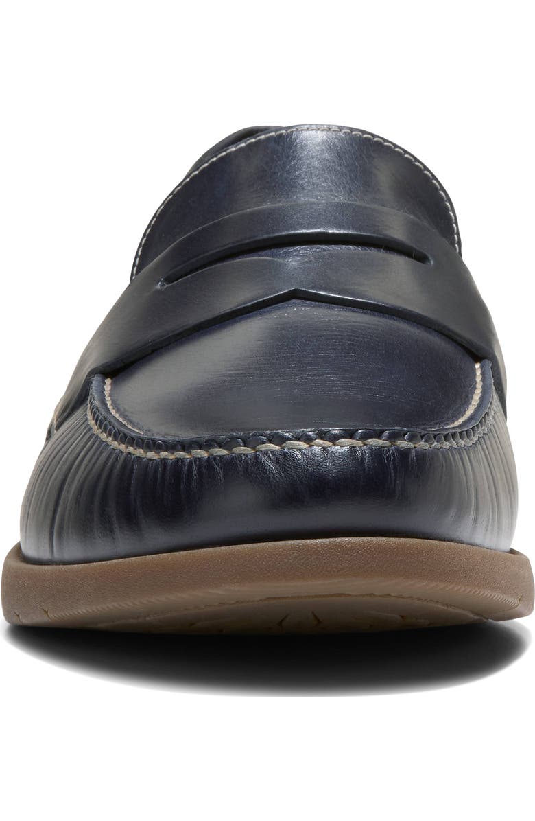 Cole Haan Brower Water Resistant Penny Loafer, Alternate, color, Midnight Moon / Gum