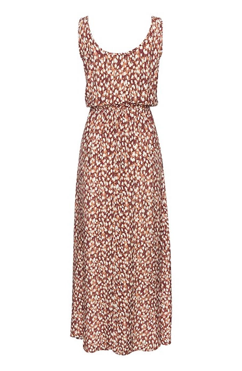 LASCANA Women's Print Tank Maxi Dress, Alternate, color, Brown Ivory