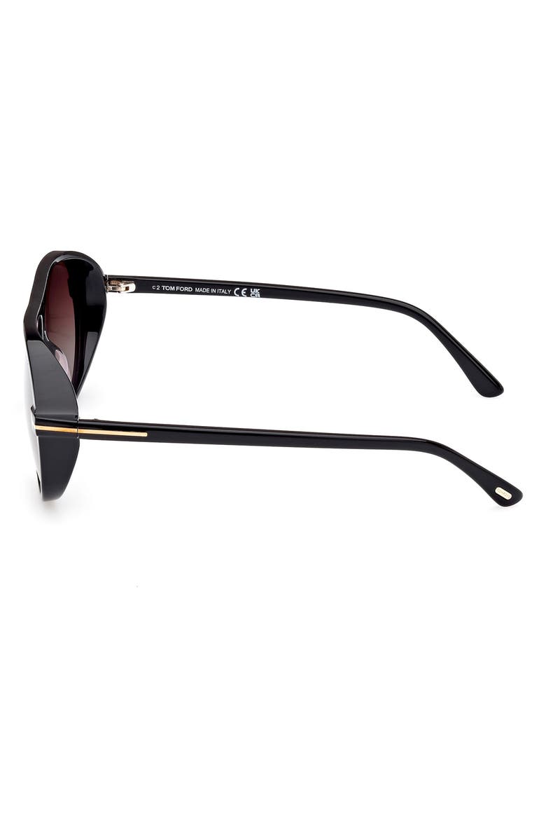 TOM FORD Marcus 60mm Gradient Pilot Sunglasses, Alternate, color,