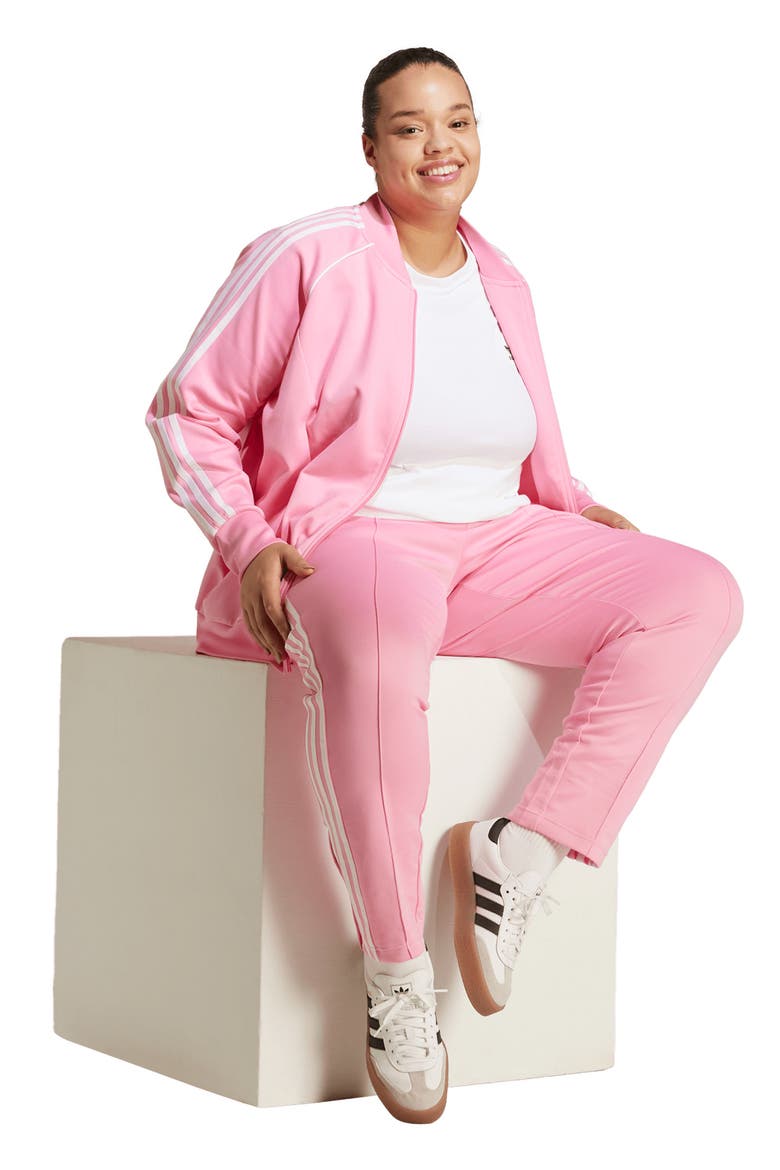 Adicolor Superstar Lifestyle Track Jacket, Alternate, color, BLISS PINK