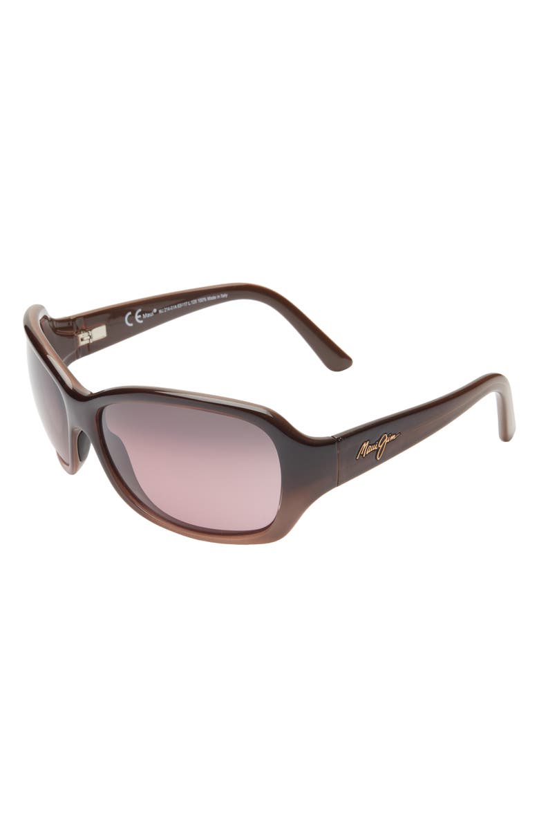 Maui Jim 63mm Jim Core Oval Polarized Sunglasses, Alternate, color, 