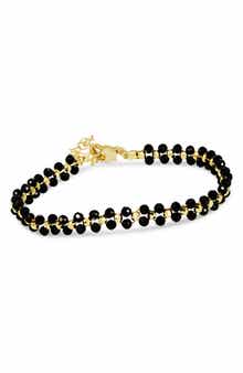 Onyx Two Row Bracelet