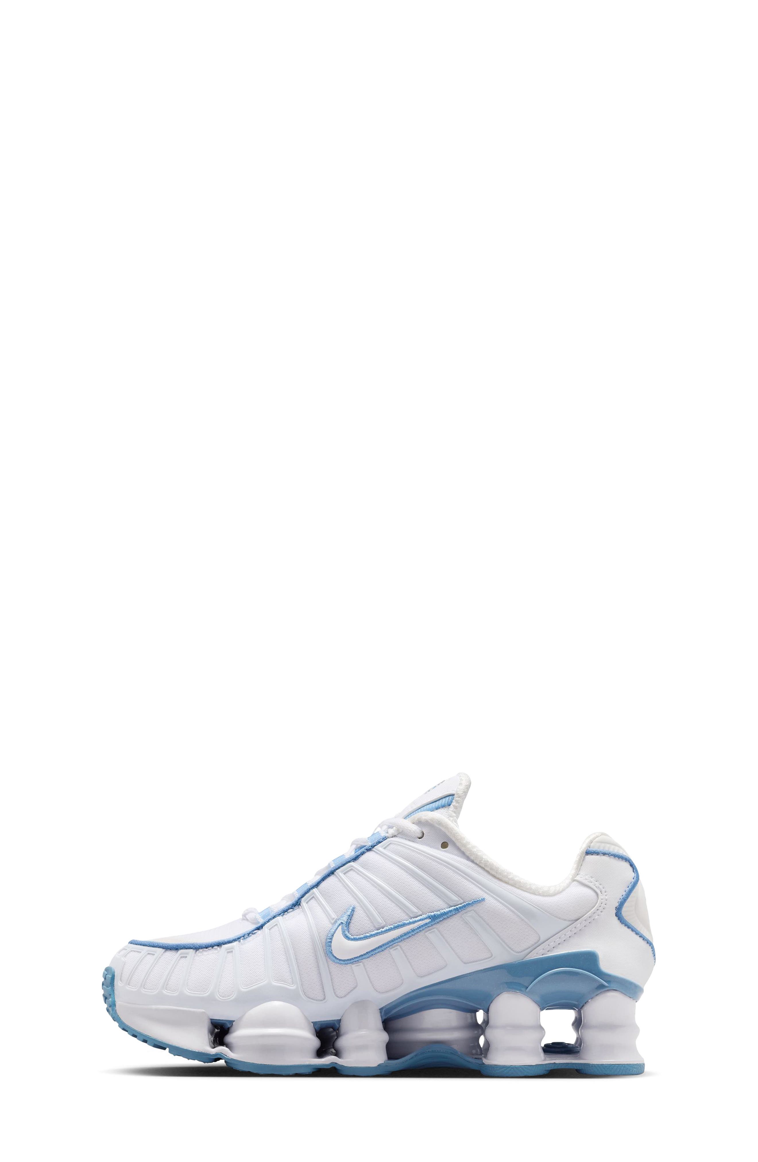Kids' Shox TL Sneaker, Alternate, color, WHITE/ WHITE/ WORK BLUE