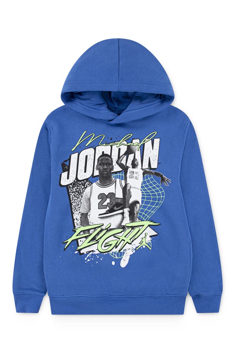 Jordan Kids' Double Flight Fleece Graphic Hoodie | Nordstromrack