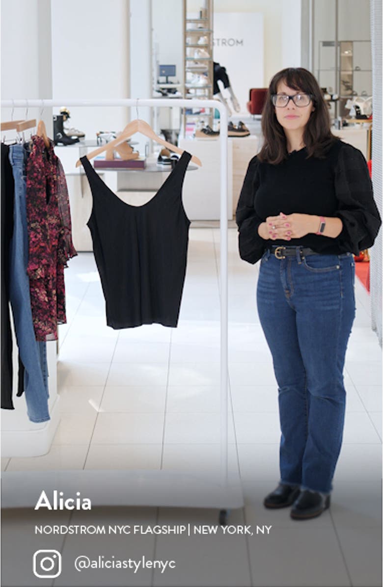 Satin Scoop Neck Tank, sales video thumbnail