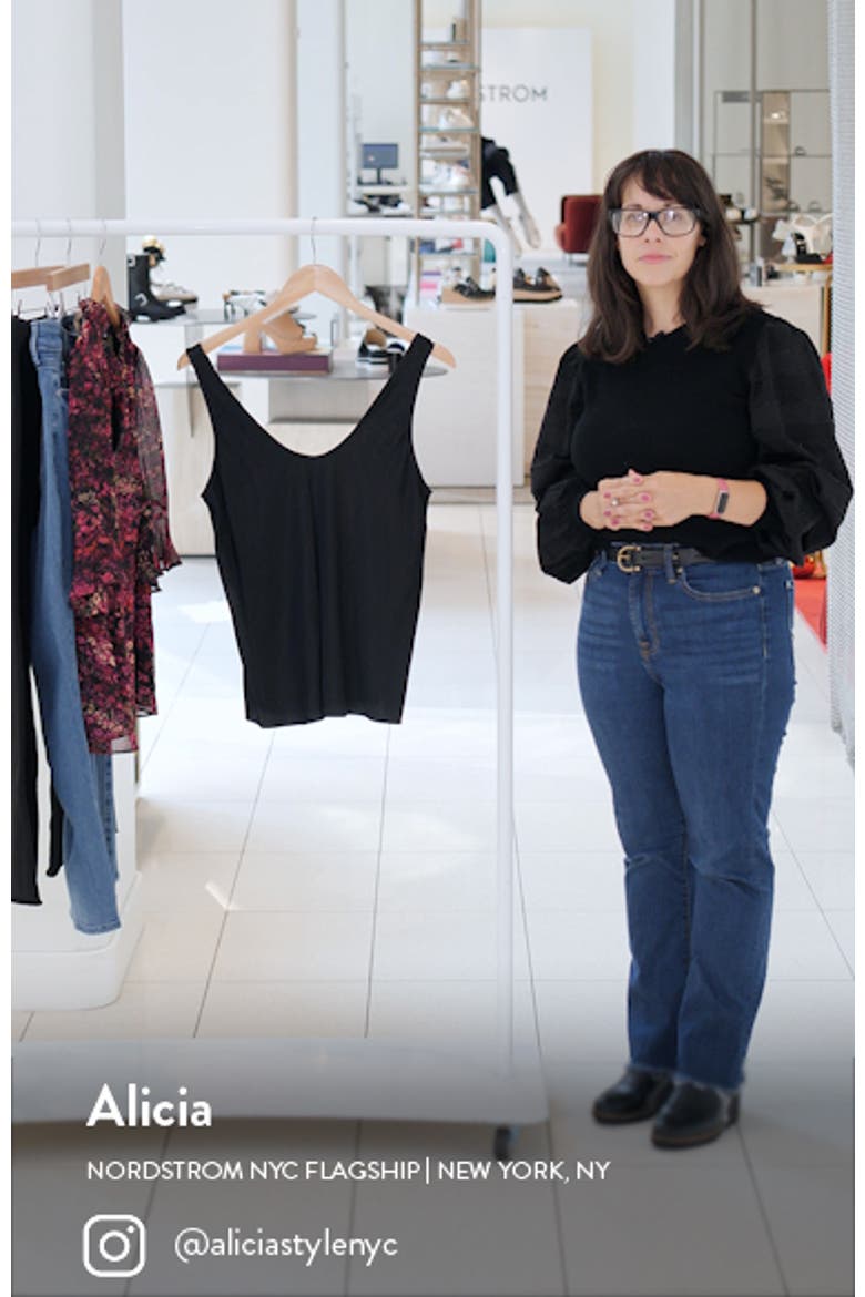 Satin Scoop Neck Tank video