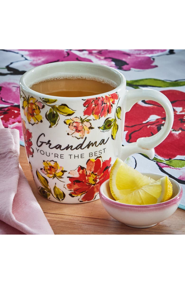 tag Grandma You'Re The Best Mug Multi Earthenware Spring, Alternate, color, White