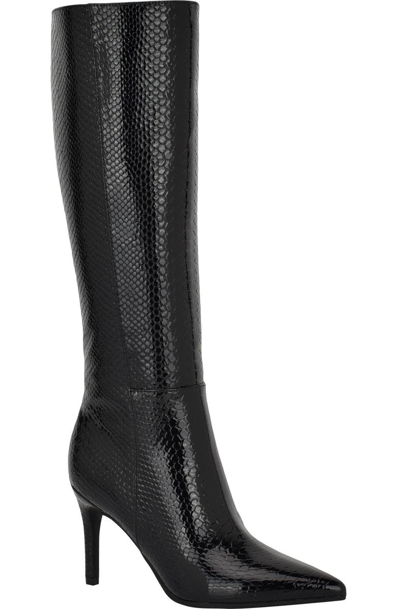 GUESS Richee Pointed Toe Knee High Boot, Main, color,