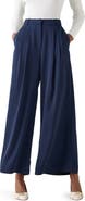 LK Bennett Sykes Pleated Wide Leg Pants