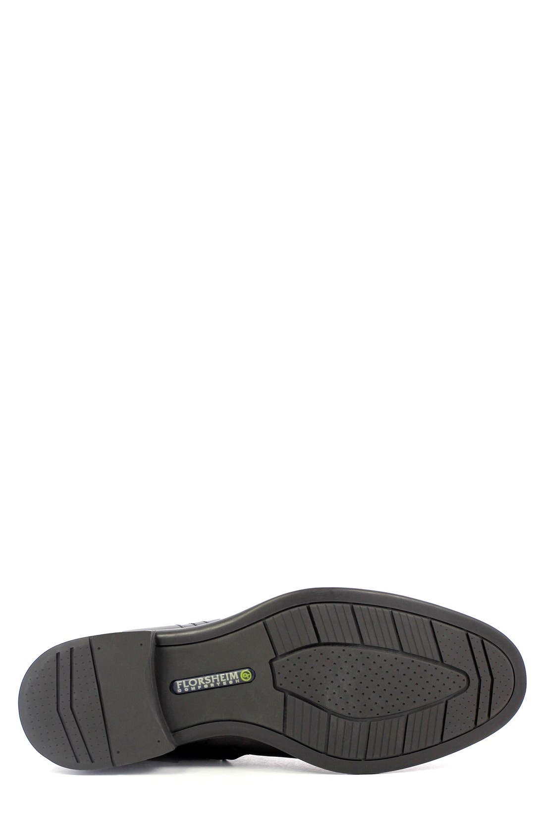 Florsheim 'Midtown' Zip Boot, Alternate, color, Black Leather