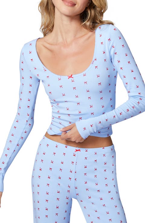 Holidaze Rib Sleep Top