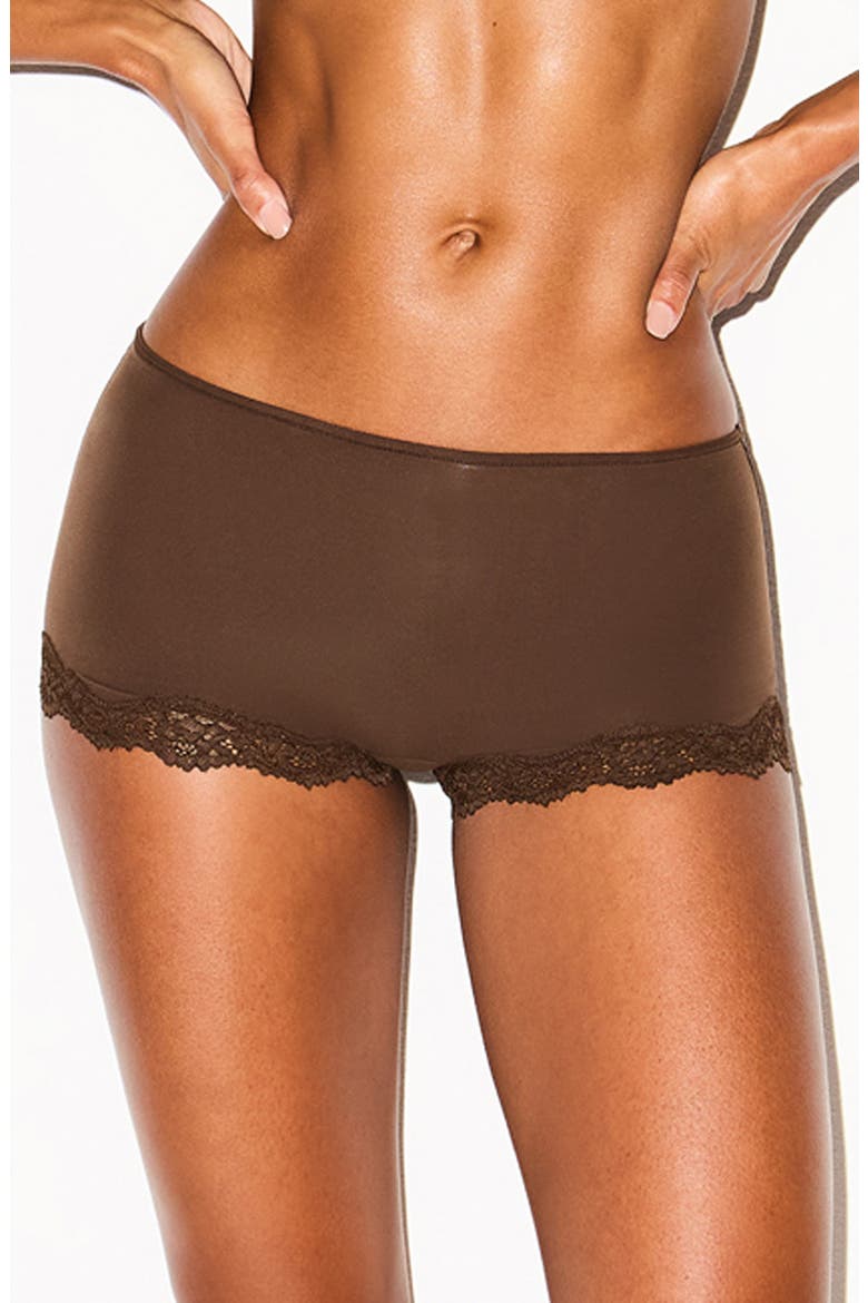Fits Everybody Lace Boy Short, Main, color, ESPRESSO