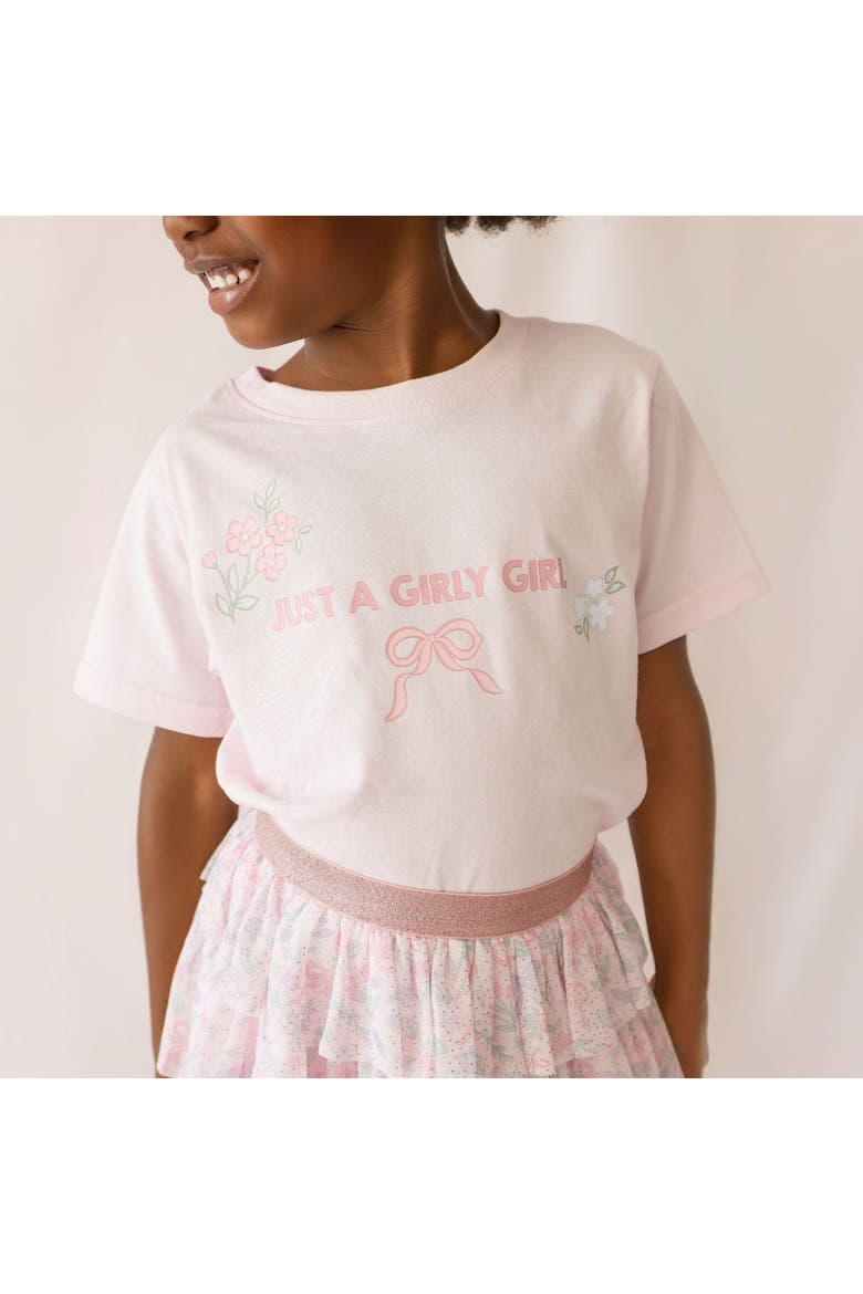 Just A Girly Girl Short Sleeve T-shirt (baby), Alternate, color, Ballet