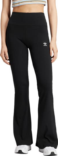 【adidas】Originals Trefoil Essentials flared leggings adidas Trefoil Essentials Rib Flare Leggings | Nordstrom