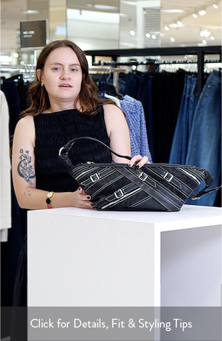 Small Faux Leather Shoulder Bag, sales video thumbnail
