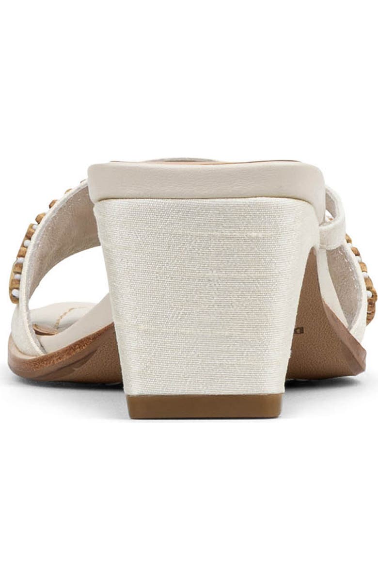 Donald Pliner Dhora Block Heel Sandal, Alternate, color, Natural/White