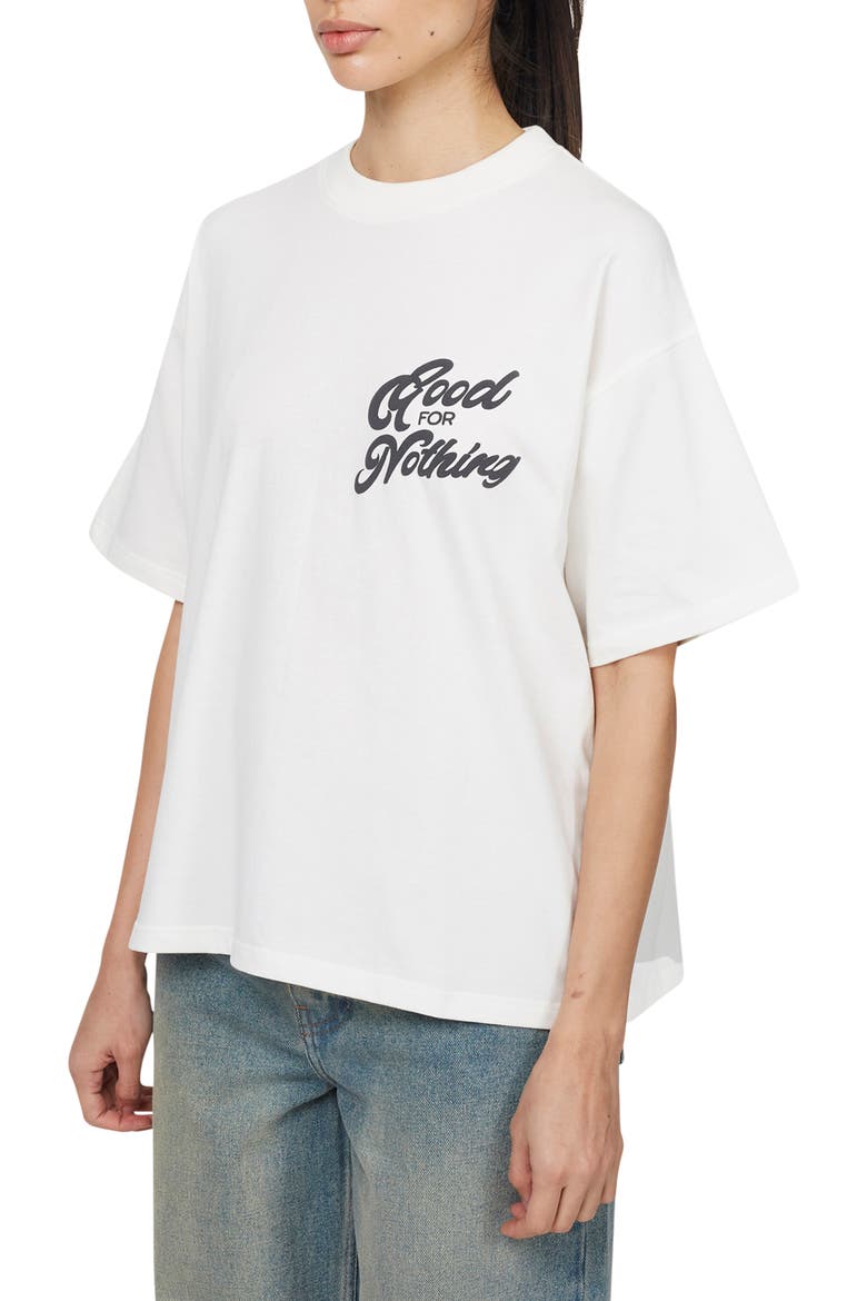 Funk Oversized  T-shirt, Alternate, color, White