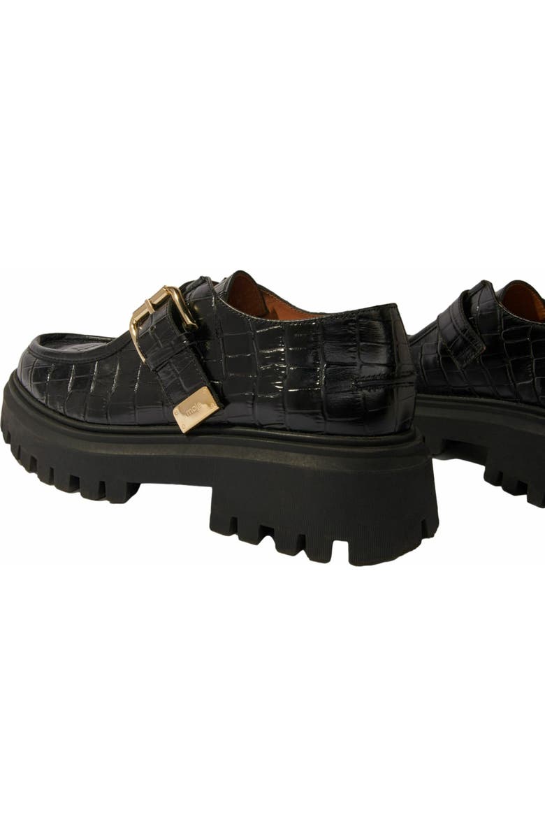 maje Chunky leather Derbies, Alternate, color,