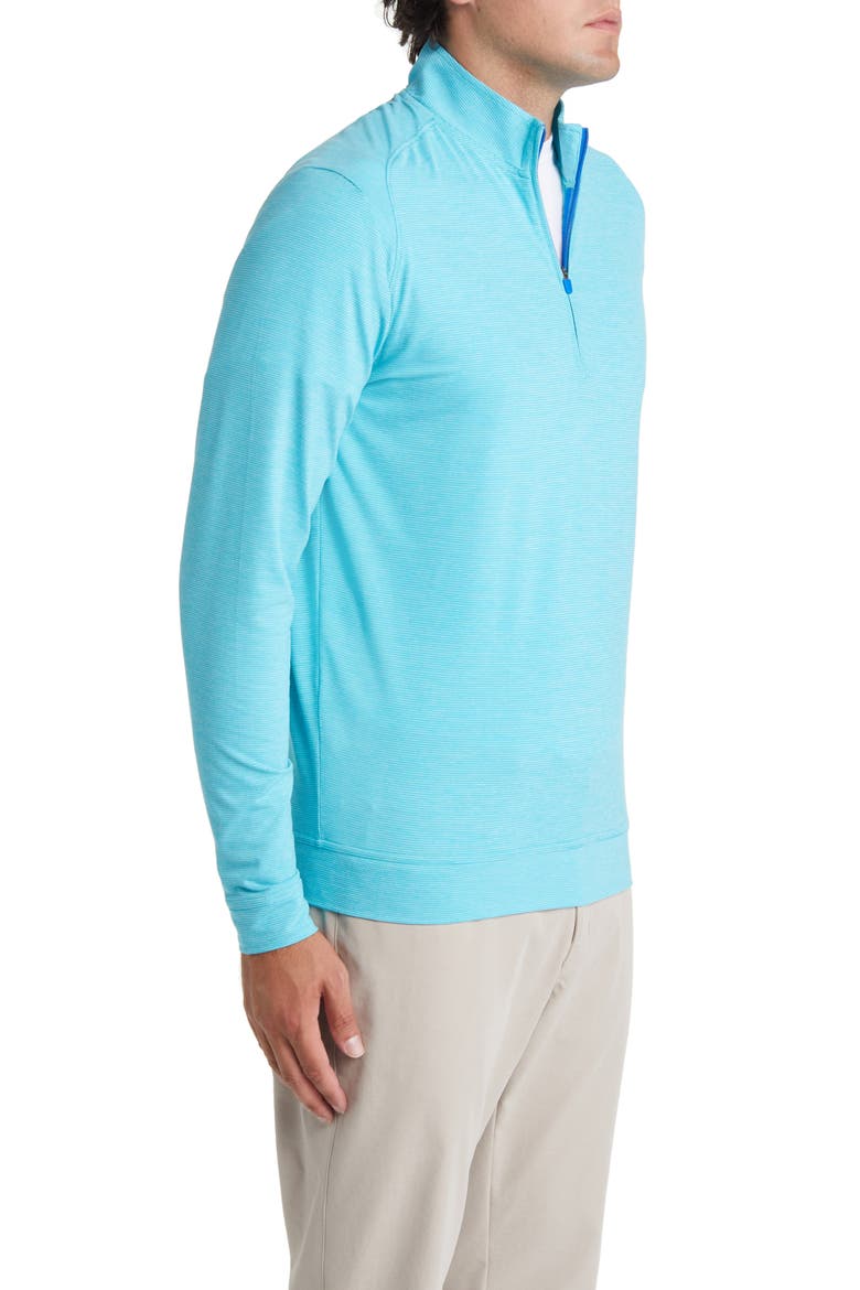 Vaughn Classic Fit Quarter Zip Performance Pullover, Alternate, color, CAICOS