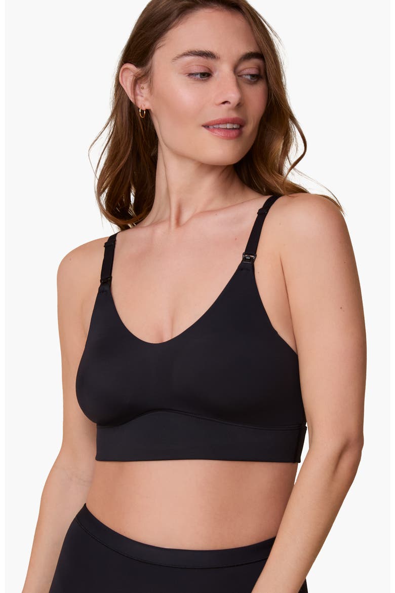 Bliss Nursing Bralette, Alternate, color, Black